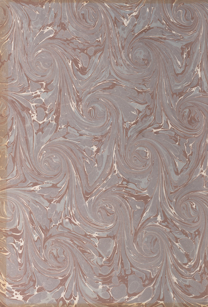 Unknown:Marbled Paper Flyleaf, Poster Print Wall Art