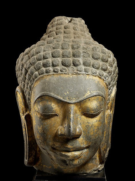 Head of Buddha second half of the 7th cent,16x12"(A3)Poster