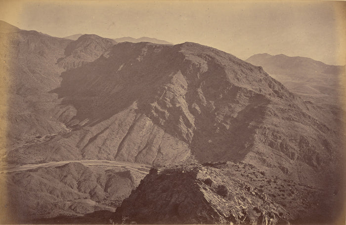 John Burke:[Desert mountains],16x12
