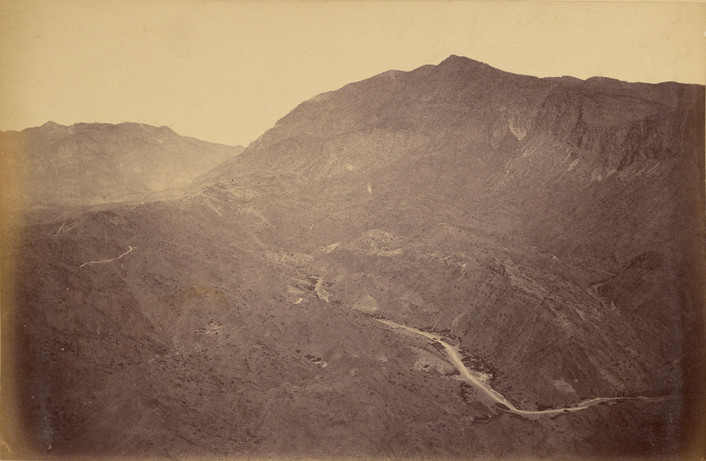John Burke:[Aerial view of desert], Poster Print Wall Art
