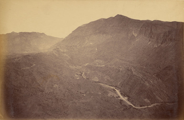 John Burke:[Aerial view of desert],16x12