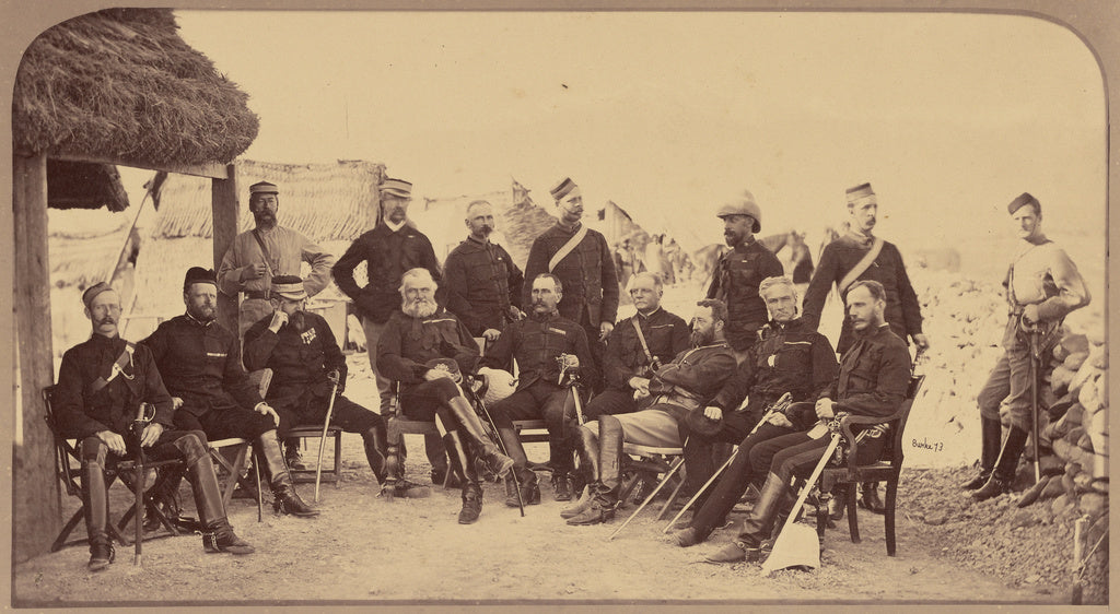 John Burke:Group. Lieutenant General Sir S. J. Browne and st, Poster Print Wall Art