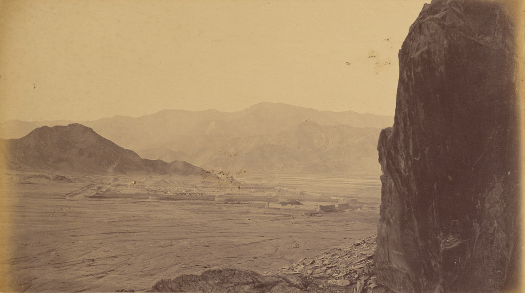 John Burke:General View of Dakka from Conical Hill, North We, Poster Print Wall Art