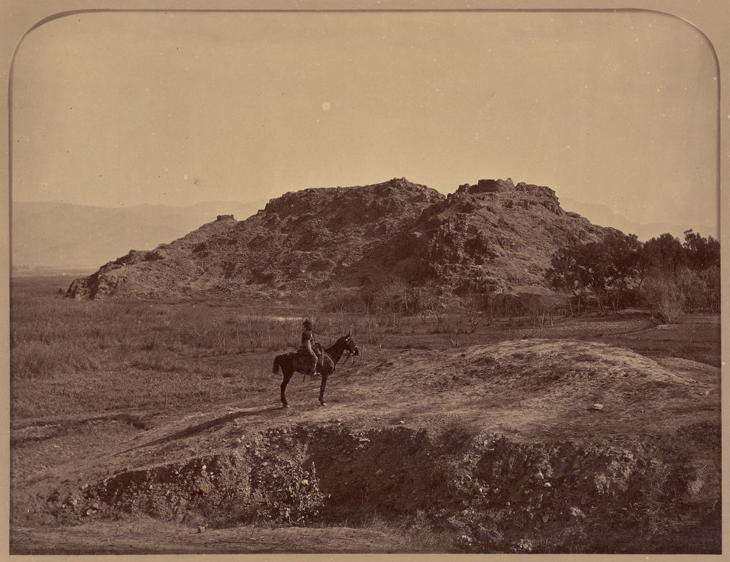 John Burke:[Lone rider in desert], Poster Print Wall Art