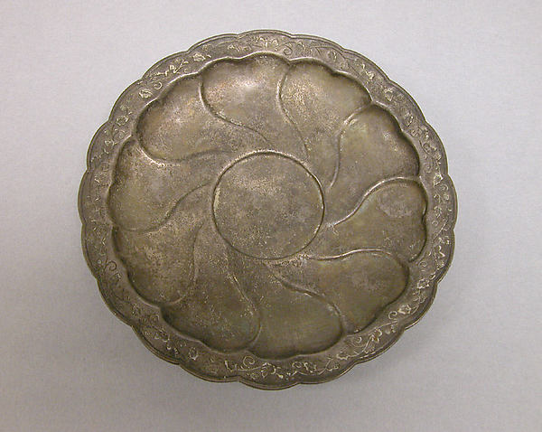 Cup and Saucer with Floral Scrolls late 12th cent,  Poster Print Wall Art