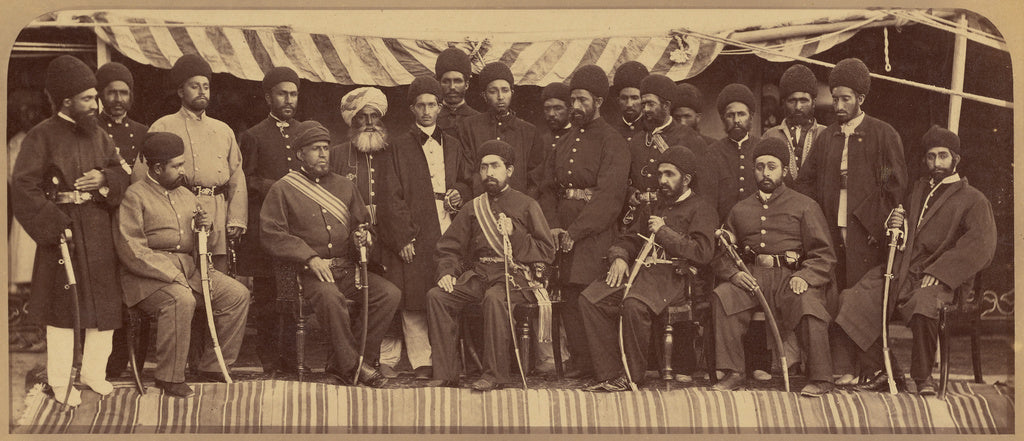 John Burke:[Group portrait], Poster Print Wall Art