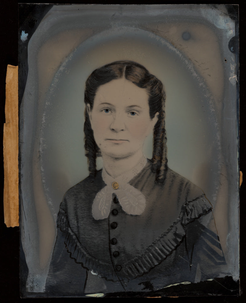 Unknown:[Portrait of Rhuhama Ann Palmer Akins Lull], Poster Print Wall Art
