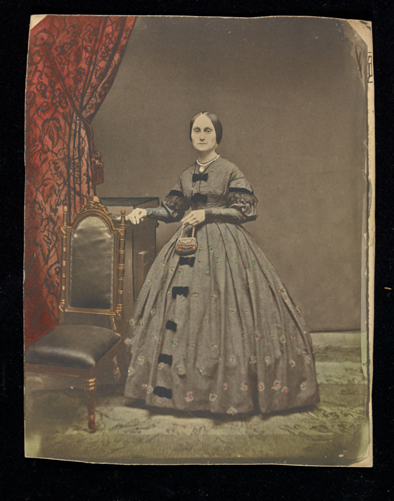 Unknown maker, American:[Portrait of a woman], Poster Print Wall Art
