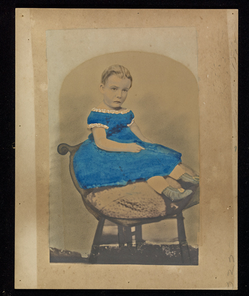 Unknown maker, American:[Portrait of young girl], Poster Print Wall Art