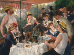Luncheon of the Boating Party by Pierre-Auguste Renoir, vintage art, modern poster print