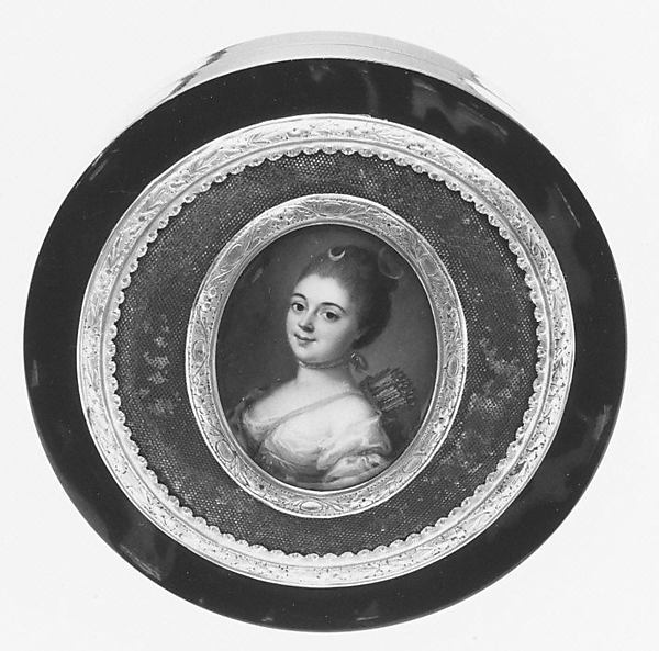 Attributed to Arnaud Vincent de Montpetit:Portrait of a Woma-16x12"(A3) Poster