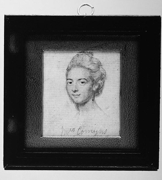 John Smart:Mrs. Comyns c1760-16x12"(A3) Poster