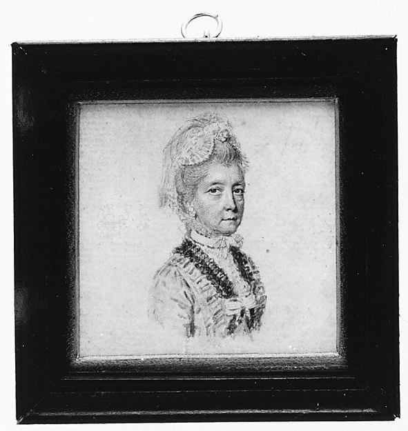John Smart:Portrait of a Woman Said to Be Lady Dering -16x12"(A3) Poster