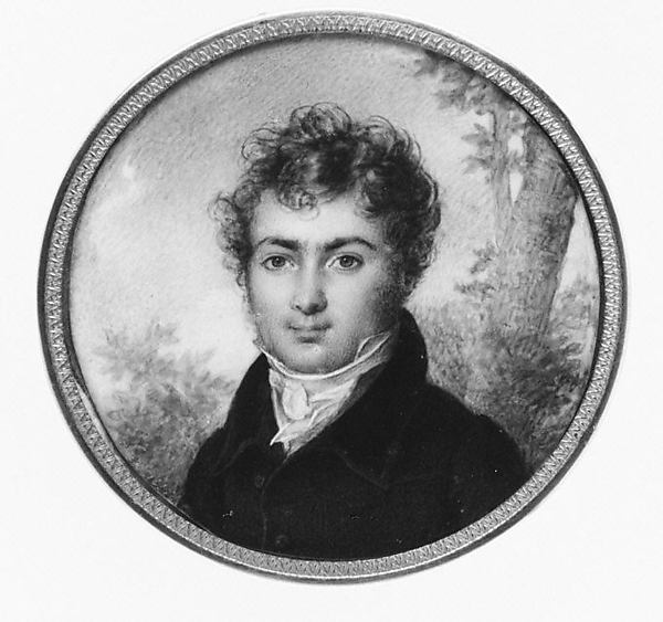 J. Lecourt:Portrait of a Man c1810-16x12"(A3) Poster