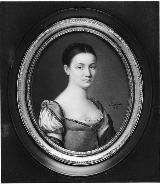 Joseph Bordes:Portrait of a Woman 1812-16x12"(A3) Poster