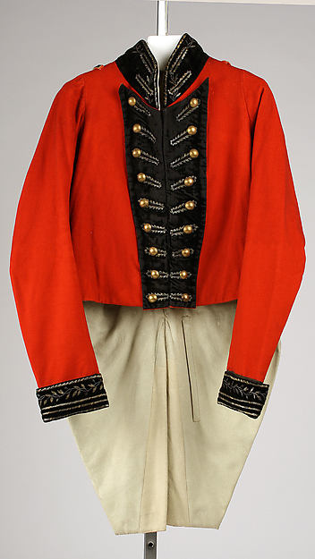 Military coat early 19th cent,16x12"(A3)Poster