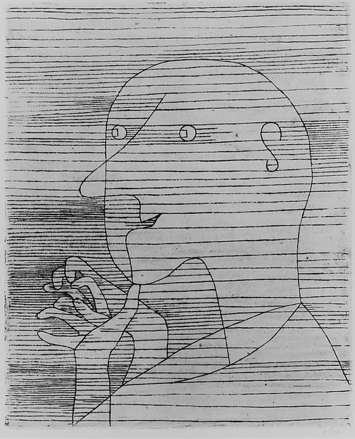 Paul Klee , Münchenbuchsee 1879–1940 Muralto-Locarno):Old Ma-16x12