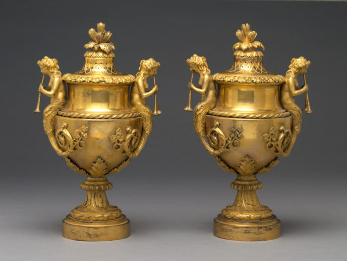 Unknown:Pair of Lidded Vases,16x12