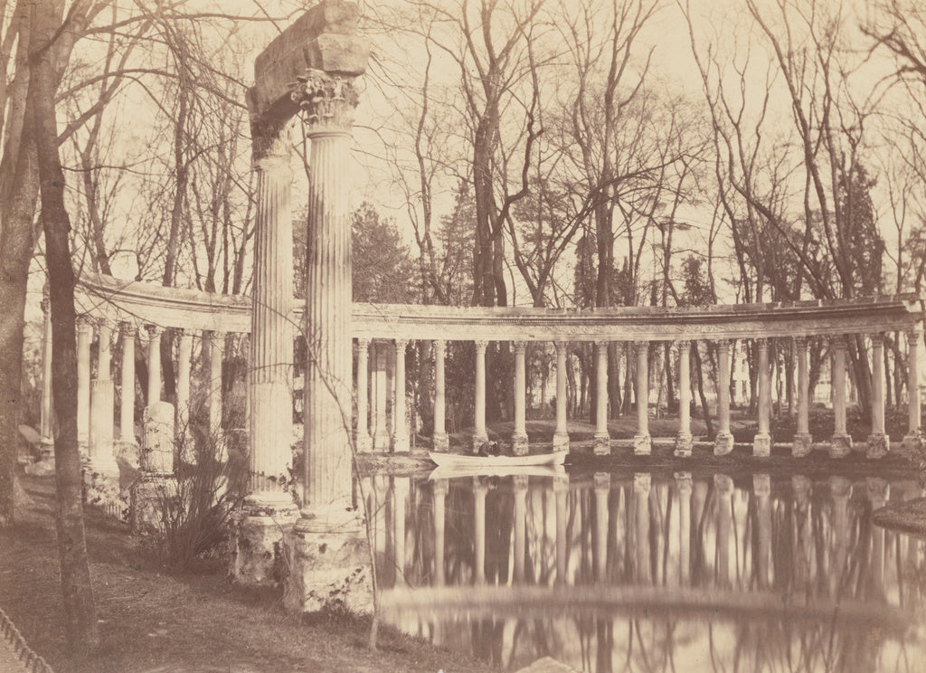 Charles Marville:[The Naumachia, Parc Monceau, Paris], Poster Print Wall Art