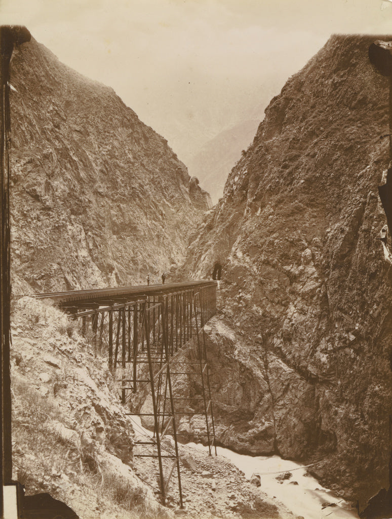 William Henry JacksonAttributed to:[Puente Infernillo], Poster Print Wall Art