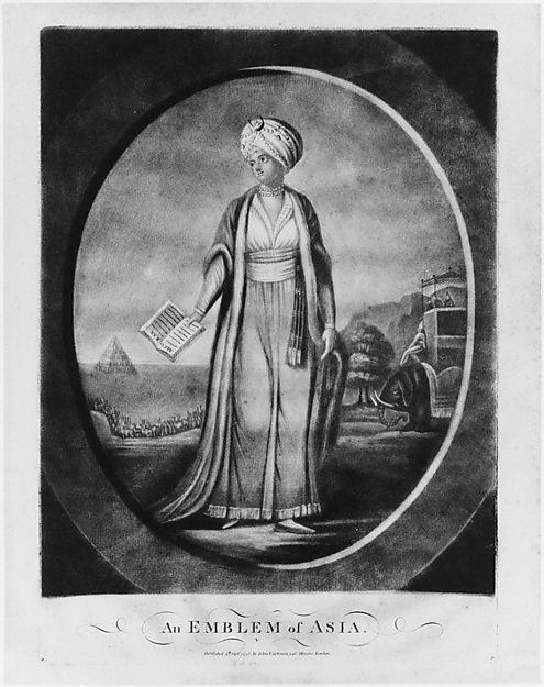 An Emblem of Asia 1798-Anonymous,British,18th cent,  Poster Print Wall Art