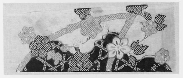 Kosode Fragment late 17th–mid 18th cent,  Poster Print Wall Art