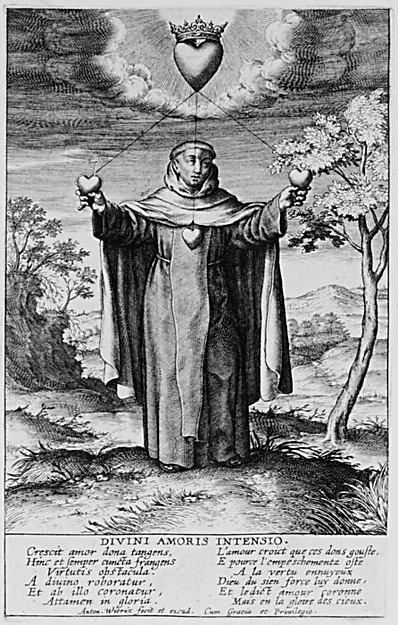 The insatiable desire for divine love  1570–1604-Antonius Wier,  Poster Print Wall Art