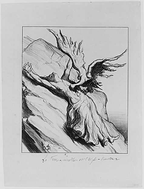 France  Prometheus and the Vulture  from 'News of the day ' pu,  Poster Print Wall Art