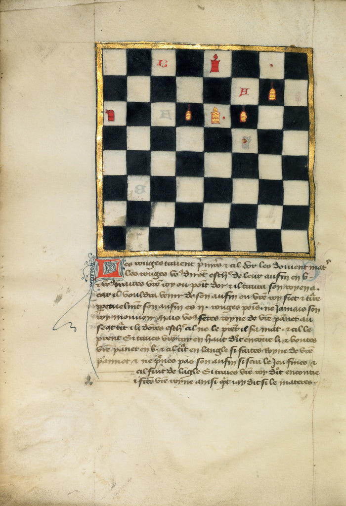 Unknown:Chess Problem, Poster Print Wall Art