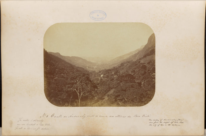 Marc Ferrez:A valle do Andarahy visto de cima das alternas d,16x12