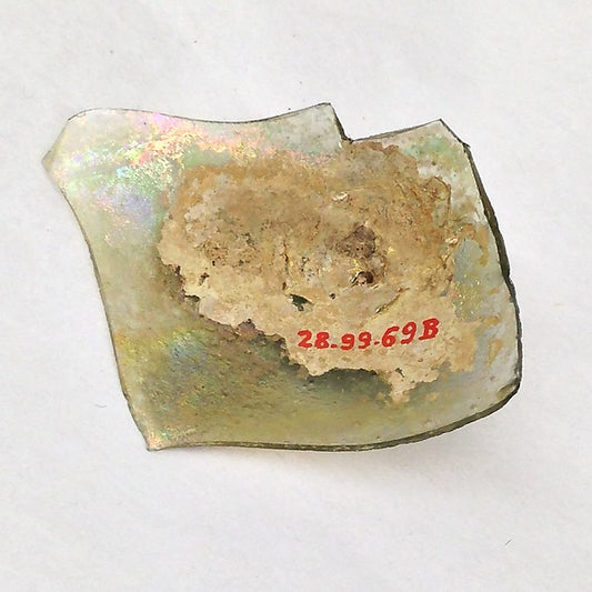:Fragment of a Glass Bottle 13th century-16x12"(A3) Poster
