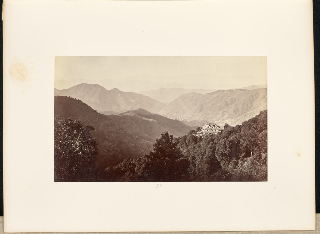 Samuel Bourne:Simla; The Yarrows with Shalli Peaks in the Ba, Poster Print Wall Art