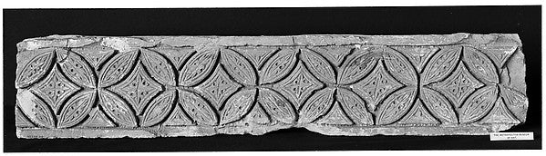 :Fragment from a Post or Lintel with Leaves Branching from a-16x12"(A3) Poster