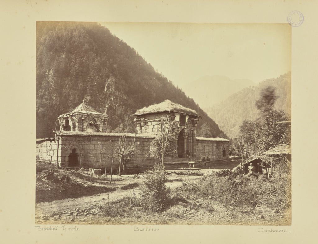 Baker & Burke:Buddist [sic] Temple. Bannihar. Cashmere, Poster Print Wall Art
