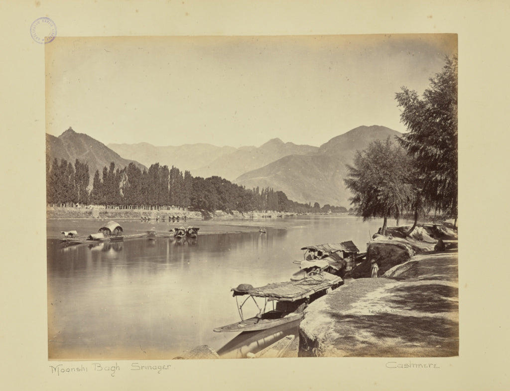 Baker & Burke:Moonshi Bagh. Srinager. Cashmere, Poster Print Wall Art