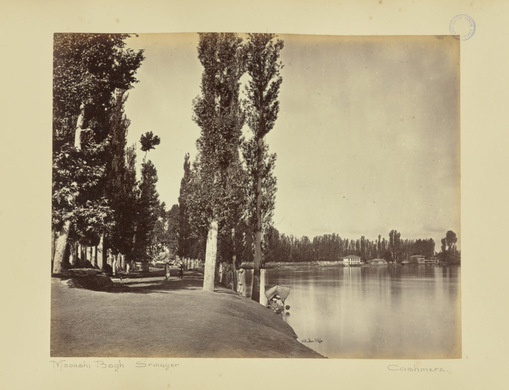 William H. Baker:Moonshi Bagh. Srinager. Cashmere, Poster Print Wall Art