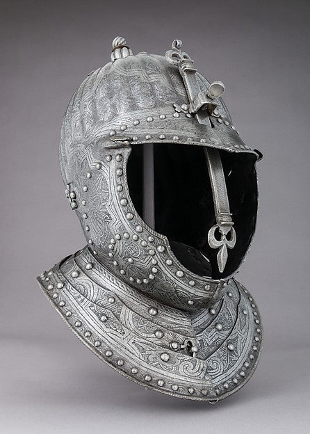 Burgonet for a Cuirassier c1620–30,  Poster Print Wall Art