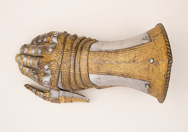 Gauntlet for the Right Hand c1550–60,  Poster Print Wall Art