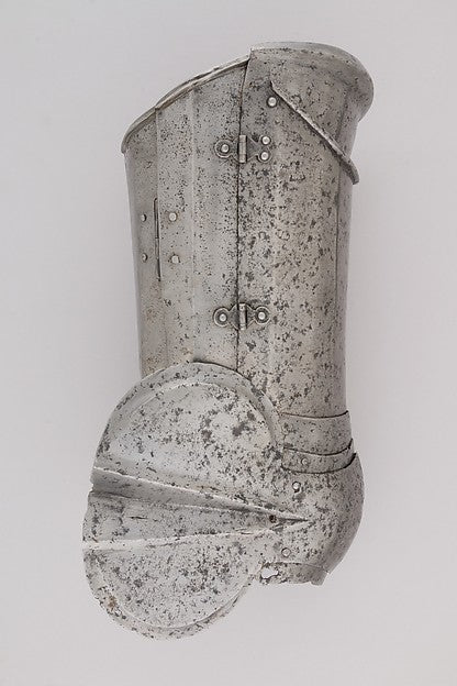 Pair of Thigh Defenses  with Knee Defenses  c1450, with later, Poster Print - Wall Art