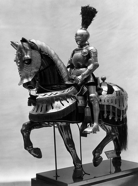 Armor for Man and Horse with Horse Trappings c1515 and later,  Poster Print