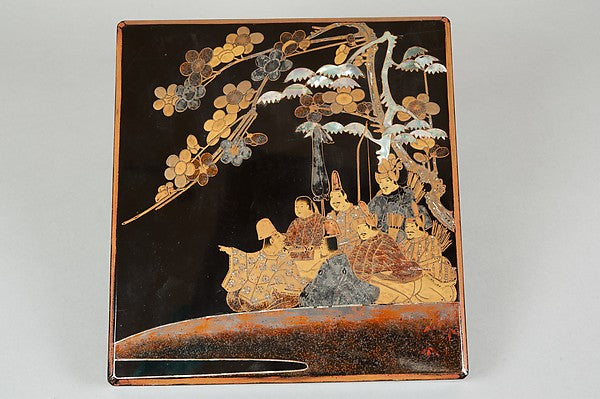 Writing Box with Design of Six Poets under a Cherry Tree and a,  Poster Print Wall Art