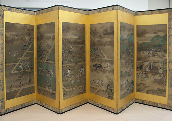 ,Farmers' Lives in the Twelve Months late 17th–early 1,Classic Ming China Image,16x12"(A3) Poster