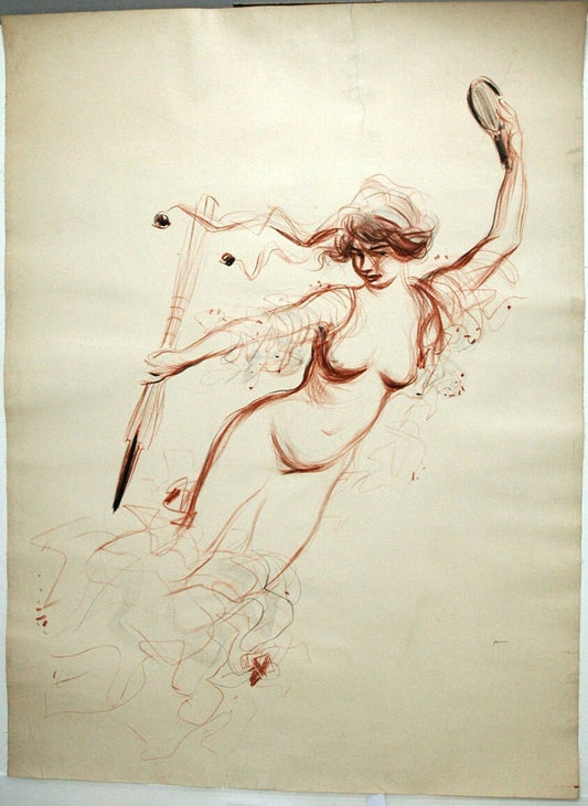 2nd Exhibition of the Humorists by  Jean Louis Forain,23x16"( A2 size ) Poster Print