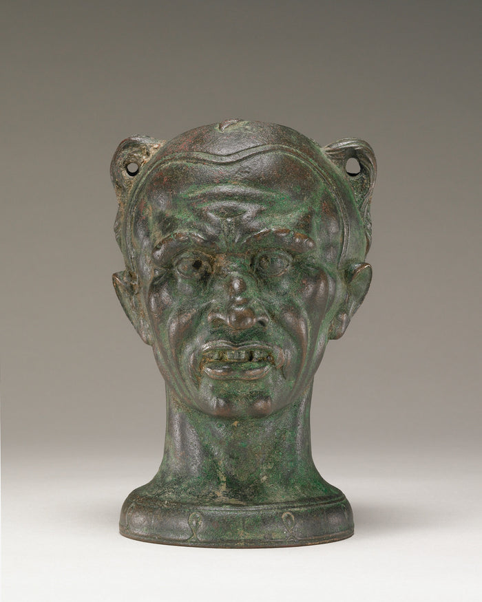 Unknown:Balsamarium in the Form of a Boxer's Head,16x12