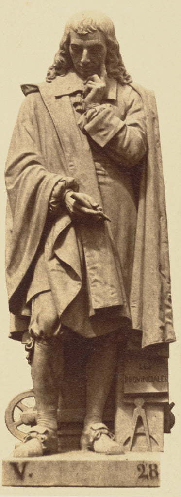 edouard Baldus:["Pascal", Statue by François Lanno, Decorat, Poster Print Wall Art