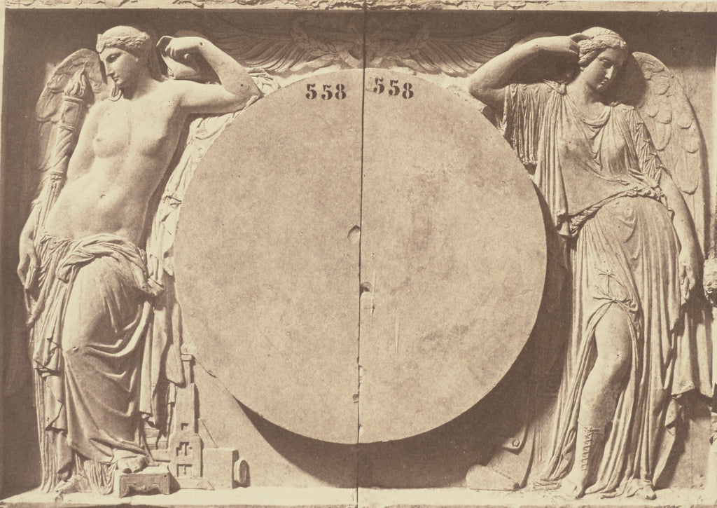 edouard Baldus:["L'Invention et la Réflexion", Sculpture by, Poster Print Wall Art