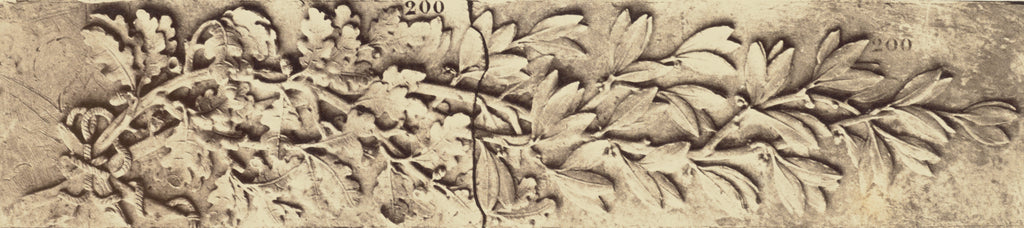 edouard Baldus:[Frieze by Léon Falconnier, Decoration of th, Poster Print Wall Art