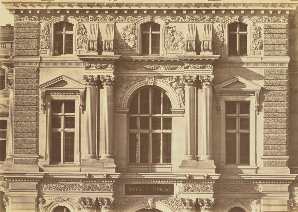 edouard Baldus:[The First and Second Floors of the Pavillon , Poster Print Wall Art