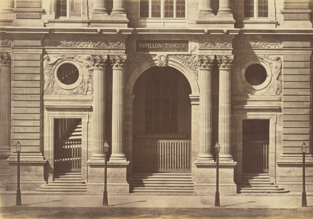 edouard Baldus:[The Ground Floor of the Pavillon Turgot, Lou, Poster Print Wall Art