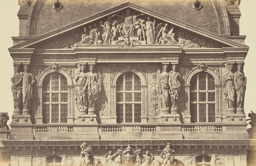edouard Baldus:[The Second Floor of the Pavillon Richelieu, , Poster Print Wall Art